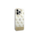 Guess GUHCP14LHG4MHG iPhone 14 Pro6.1"gold hardcase 4G Pattern Script