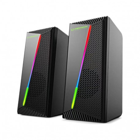 Esperanza EGS106 Speakers 2.0 LED 6W, Black