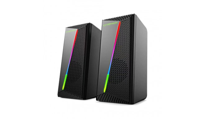 Esperanza EGS106 2.0 LED 6W must kõlarid