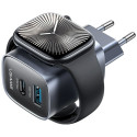 USAMS CC293 T67 20W iWatch Wall Charger 1xUSB-C 1xUSB-A tarnish