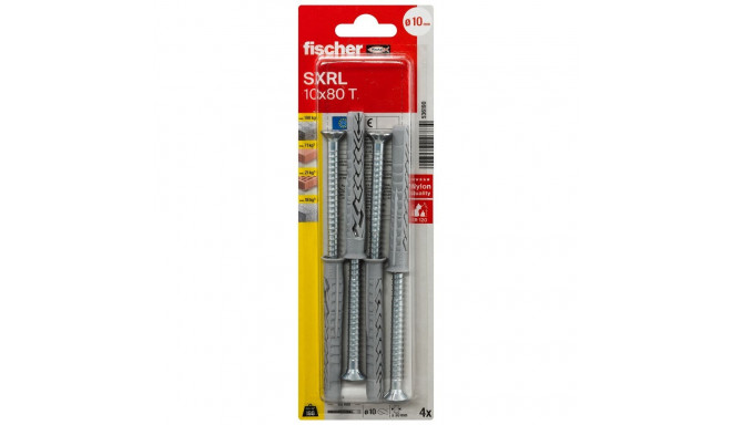 Dowel with screw SXRL 10 x 80 T 4 pcs.