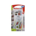 DUOPOWER dowels with O-shaped hook 10x50, 2 pcs.