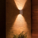Philips Hue WCA Resonate välisseinalatern, inox | 8 W | 2000-6500 Hue White Colour Ambiance