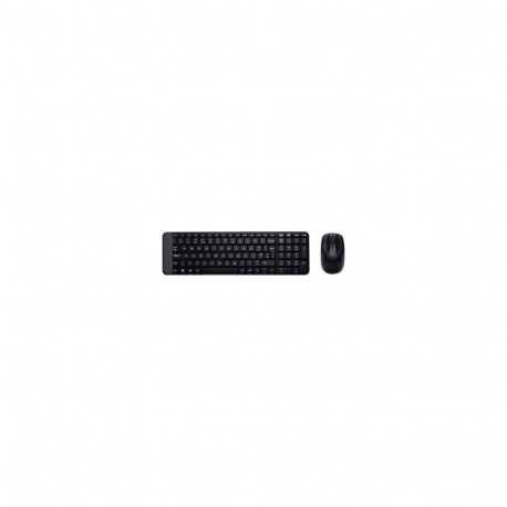 Logitech juhtmevaba klaviatuuri ja hiire komplekt MK220 US asetus, must