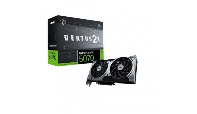 MSI GeForce RTX 5070 12G VENTUS 2X OC graafikakaart