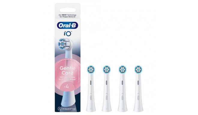Oral-B vahetatavad hambaharjapead iO Gentle Care pead täiskasvanutele 4 tk valge