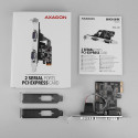 Axagon PCIe 2.0 x1 controller - 2x DB9 serial port (PCEA-S2N)
