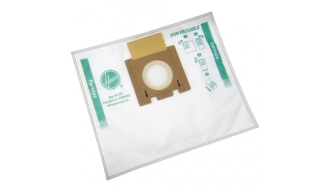 Hoover | Pure Epa microfiber Vacuum cleaner bags | H81, | White