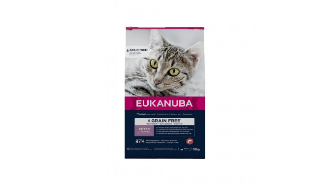 Eukanuba CAT KITTEN GRAIN FREE lõhe kuivtoit kassipoegadele 10 kg
