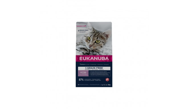 Dry food for kittens - Eukanuba CAT KITTEN GRAIN FREE Salmon 2 kg