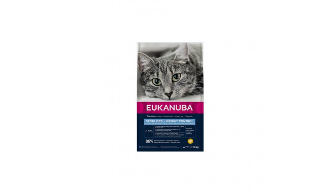 Dry food for cats - Eukanuba CAT Adult STERILIZED | WEIGHT CONTROL Chicken 10 kg