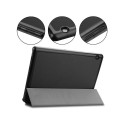 tactical book tri fold ümbris Samsung X510|X516 Galaxy Tab S9 FE must