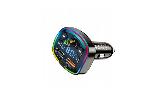 KAKUSIGA KSC-851 must auto FM-saatja QC 3.0 | 18W | USB Flash | Bluetooth 5.0