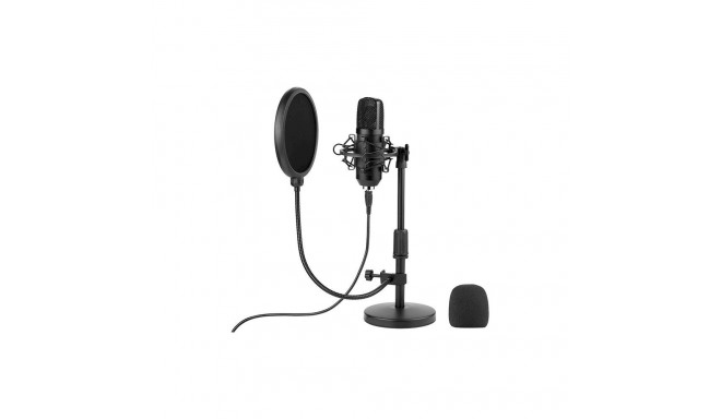 Tracer Studio Pro USB microphone for gaming | podcast | streams + Holder, Pop filter