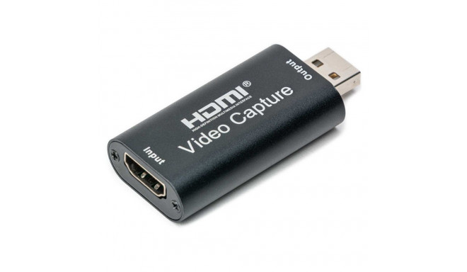 Fusion video signal converter from HDMI to USB (image capture) black