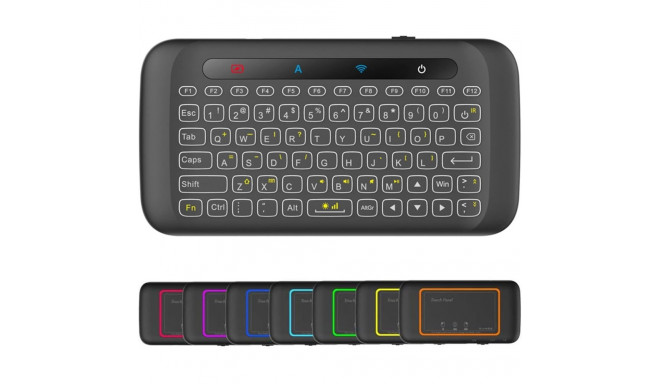Fusion H20 mini wireless keyboard + touchpad for PC | PS4 | XBOX | Smart TV | Android black