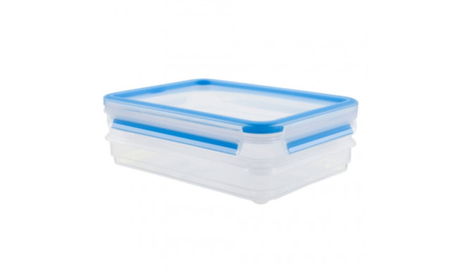 Masterseal Fresh Box rectangular 2x0.6L food storage container for lunch meat