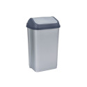jäätmekast pööratava kaanega 50L Swantje 38,5x29x66cm hele hõbedane jäätmekast pööratava kaanega 50L Swantje 38,5x29x66cm hele hõbedane