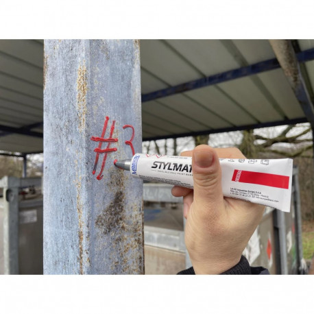 Paint tube, 2 mm, red