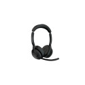 Jabra Evolve2 55 UC Stereo Link380a juhtmevaba peakomplekt Bluetooth USB-A, laadimisalus, must