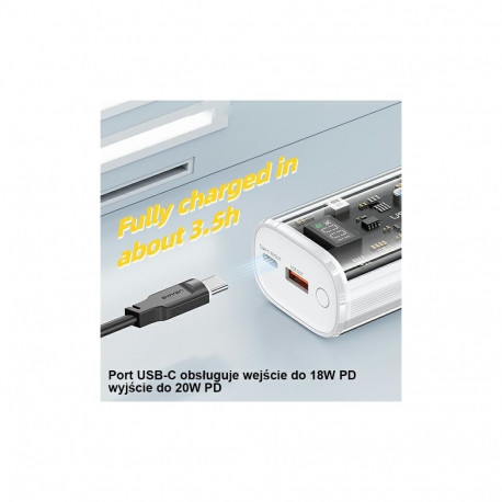 USAMS power bank 9000mAh PD 20W QC3.0+PD dual-port Fast Charge black 10KCD18901 (US-CD189)