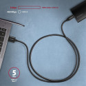 Axagon USB-A - USB-C kaabel 1 m must (BUCM3-AM10AB)