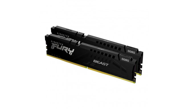 Kingston Fury Beast Memory, DDR5, 64GB, 6400MHz, CL32 (KF564C32BBK2-64)