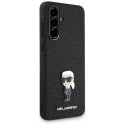 Case Karl Lagerfeld Fixed Glitter Ikonik Logo Metal Pin for Samsung Galaxy A36 must