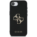 Guess Grained Big 4G Logo Small Classic Logo ümbris iPhone 16e must