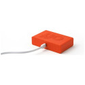Lexon Flip Classic two-sided alarm clock orange