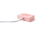 Lexon Flip Mini dual-sided alarm clock pink