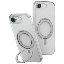 Case UNIQ Swivix for iPhone 16e (2025) 360 pöörlev tugijalg läbipaistev