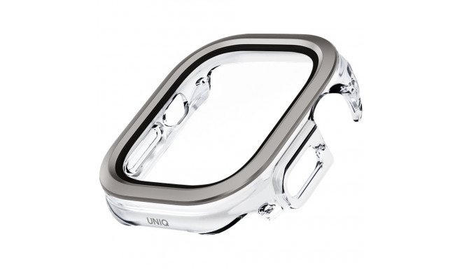 Case UNIQ Voute Apple Watch Ultra 49mm karastatud klaas hõbedane