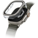 Case UNIQ Voute Apple Watch Ultra 49mm karastatud klaas hõbedane
