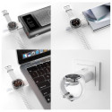 4smarts Qi2 Trident Charging Station with Charger for Galaxy Watch White