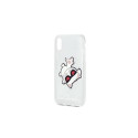 Karl Lagerfeld KLHCI65CFHE iPhone Xs Maxhardcase transparent Choupette Fun