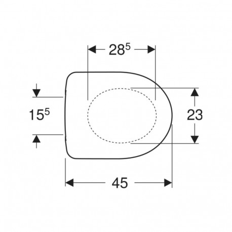 Geberit Selnova pehme sulgumisega tualetipott 500.335.01.1
