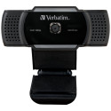 Verbatim Full HD 1080p Webcam with Microphone AWC-01 black 49578 Verbatim Full HD 1080p Webcam with Microphone AWC-01 black 49578