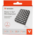 Verbatim Mini Diamond SSD 1TB USB-C 3.2 Gen must 32025 väline ketas