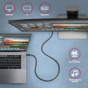 Axagon andmeside- ja laadimiskaabel USB 2.0, 1,5 m | BUCM32-CM15AB | USB-C to USB-C