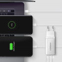Axagon GaN seinalaadija 3x porti (USB-A + 2x USB-C), 65 W | ACU-DPQ65W