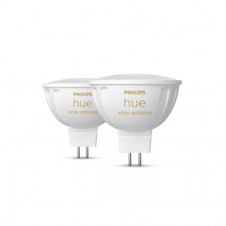 Philips Hue WA 12V MR16, 2 tk komplekt | GU5.3 | 5,1 W | soe kuni jahe valge valgus