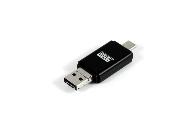 All-in-one 128GB mSD card reader USB-C microUSB