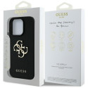 Guess Grained Big 4G Logo Small Classic Logo ümbris iPhone 16 Pro must