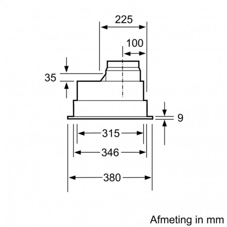 Built-in hood SIEMENS LB75565