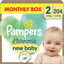Pampers Harmonie mähkmed, suurus 2, 4-8 kg, 204 tk.