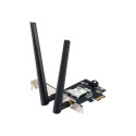 Asus WiFi 7 PCI-E adapter kahe välise antenniga