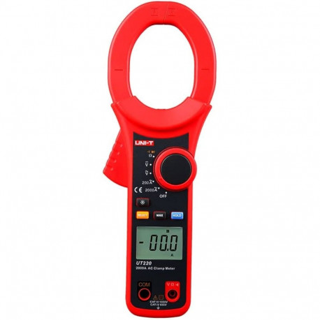 Didelės srovės matavimo replės CAT III 1000V, CAT IV 600V; DC/AC 1000V/750V; AC 2000A; 20MΩ; 60mm;