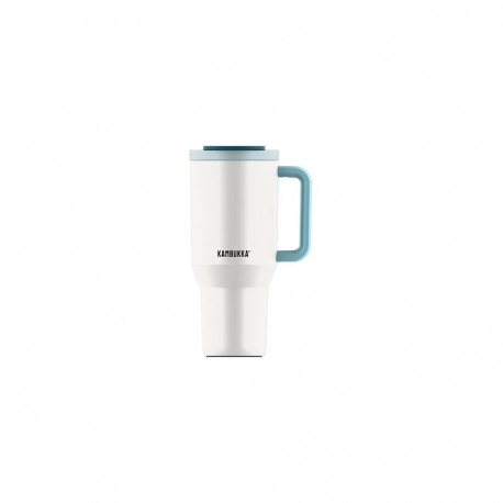 Thermo mug with straw KAMBUKKA RIO, blue, 950 ml