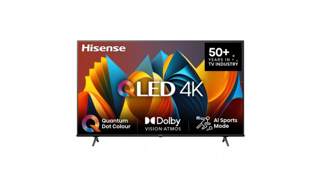 Hisense QLED nutiteler | 50E7NQ | 50" | nutiteler | VIDAA OS | UHD | must